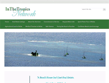 Tablet Screenshot of inthetropics.net